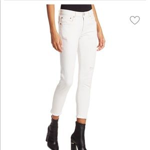 White Moussy Vintage Skinny Jeans